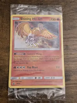 Pokemon Black Star Promo Sealed Shining Ho-Oh SM70 NM 40 - Image 1