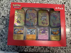 Pokemon TCG 151 Mini Tins 4 Pack + 4 Promos 🔥SEALED🔥 Sams Club Exclusive NEW - Image 2