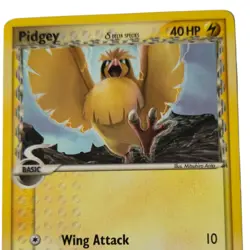 Pokemon Pidgey Basic Delta Species Holon Phantoms HP 77/110 Non-Holo Common LP - Image 2