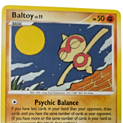 Pokemon Baltoy Great Encounters GE 60/106 Common Fighting Basic Clay Doll - Image 3