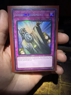 Solemn Judgment (PCR) RA02-EN075 25th Anniversary Rarity Collection II 1st Edition for sale online - Image 1