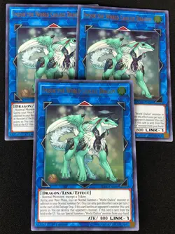 YUGIOH INDUK WORLD CHALICE DRAGON BLRR-EN086 1ST ULTRA X3 (NM) - Image 1