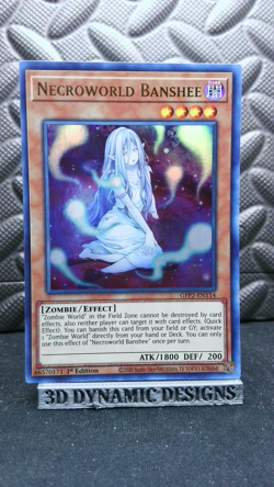 | Yugioh Necroworld Banshee GFP2-EN114 Ultra Rare NM ?? | - Image 1