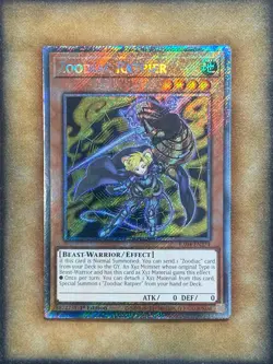 Yugioh Zoodiac Ratpier RA04-EN274 Platinum Secret Rare 1st Ed NM - Image 1