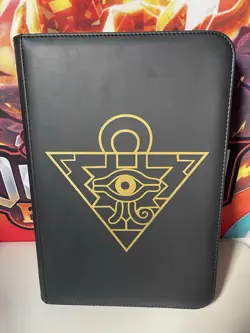 BRAND NEW Yu-Gi-Oh Millennium Puzzle 9 Pocket PRO Binder ZIPPERED - Image 1