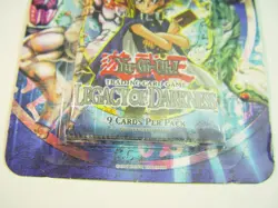 Konami YuGiOh LEGACY OF DARKNESS 1996 Factory Sealed BOOSTER BLISTER PACK - Image 3
