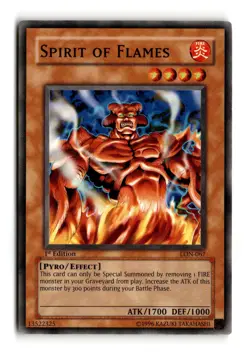 Spirit of Flames - LON-067 1st Edition - YuGiOh-LP - Image 1