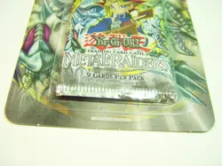 Konami YuGiOh METAL RAIDERS UNLIMITED 1996 Factory Sealed BOOSTER BLISTER PACK - Image 4