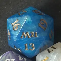 OVERSIZED D20 SPINDOWN Die Lot of 6 Magic the Gathering MTG - Image 2