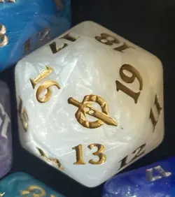 OVERSIZED D20 SPINDOWN Die Lot of 6 Magic the Gathering MTG - Image 4