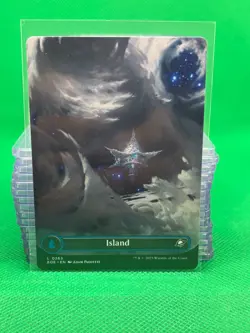 MTG - BORDERLESS Island #263 Edge of Eternities - Image 1