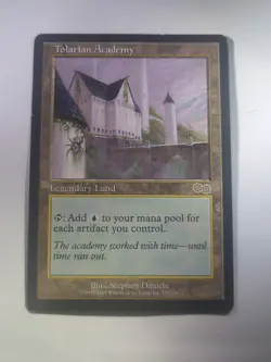 MTG - Urza's Saga TOLARIAN ACADEMY Lightly Play - Image 1