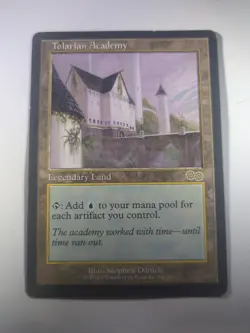MTG - Urza's Saga TOLARIAN ACADEMY Lightly Play - Image 2