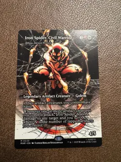 Magic The Gathering MTG Spider-Man Eternal Iron Spider Mythic M 0039 MAR - Image 1
