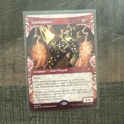 Stormsplitter (Showcase) Bloomburrow Regular - Image 1