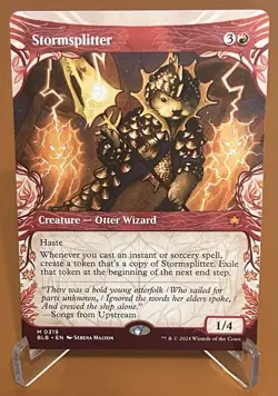 Stormsplitter (Showcase) Bloomburrow Regular - Image 1