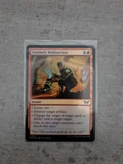 Magic: The Gathering - Untimely Malfunction (Duskmourn) FOIL NM - Image 1