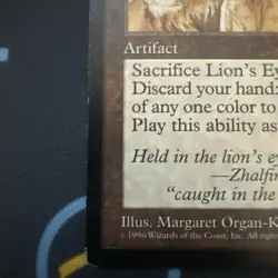 Magic MTG Mirage Lion's Eye Diamond MODERATELY PLAYED MP - Image 5