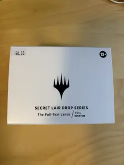 Sealed Secret Lair Drop: The Full-Text Lands FOIL MAGIC | MTG - Image 1