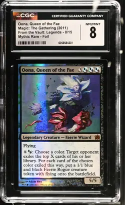 OONA, QUEEN OF THE FAE From the Vault: Legends Foil Mythic CGC 8 MTG - Image 1