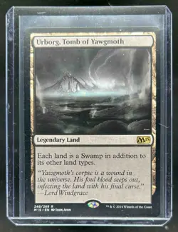 2014 Magic The Gathering Core Set M15 Urborg, Tomb of Yawgmoth #248 - Image 1