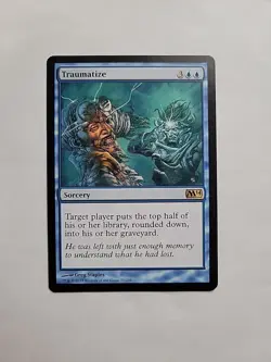 MTG - Traumatize (M14) Regular Rare #77 - Image 1