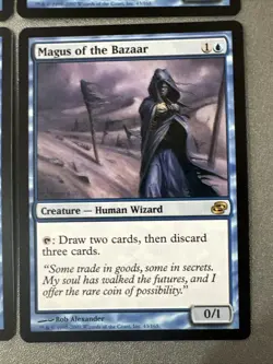 Magus Of The Bazaar X4 Planar Chaos Ex Condition See Pics Front/Back - Image 4