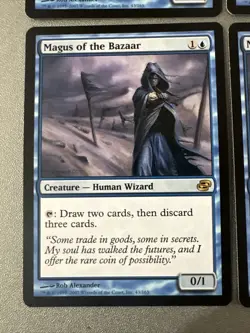 Magus Of The Bazaar X4 Planar Chaos Ex Condition See Pics Front/Back - Image 5