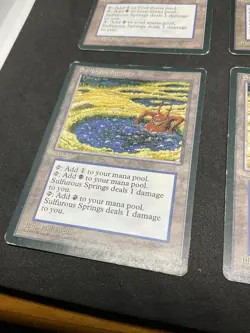 MTG Sulfurous Springs x4 Playset Ice Age HP x4 - Image 3