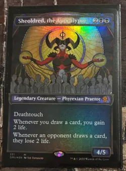 Sheoldred, the Apocalypse (Textured Foil) Dominaria United Foil - Image 1