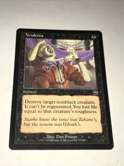Vendetta Magic The Gathering Card - Image 2