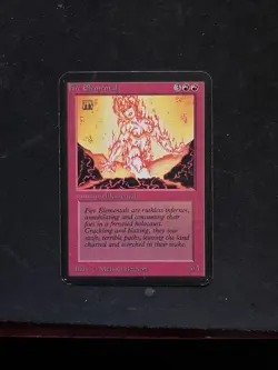 Magic the Gathering Alpha Fire Elemental Card MTG Alpha - Image 1