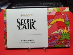 Magic The Gathering Secret Lair Flower Power Rainbow Foil Edition Factory Sealed - Image 1