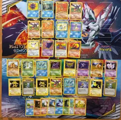 Vintage Pokemon Card Lot WOTC First Edition Etc Gengar Dragonite Flareon - Image 1