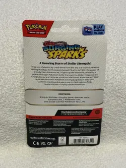 Pokemon TCG: Scarlet & Violet- “Surging Sparks”Blister & Coin- (Pachirisu) NEW - Image 2