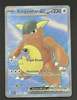 2023 Kangaskhan EX 190/165 Scarlet And Violet 151 Full Art Pokemon Card NM - Image 3