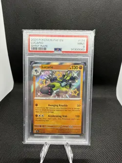 Pokemon 2024 PAF En-Paldean Fates Lucario #174 Shiny Rare - Image 1