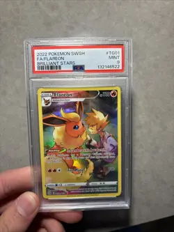 Pokemon TCG Flareon Holo Rare Trainer Gallery Card TG01/TG30 Brilliant Stars - Image 3