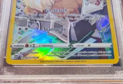 2022 Pokemon Brilliant Stars Full Art Trainer Gallery Eevee Holo TG11 PSA 9 Card - Image 4