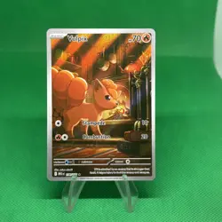Pokemon TCG Vulpix 138/132 Me01: Mega Evolution Illustration Rare Holo NM - Image 1