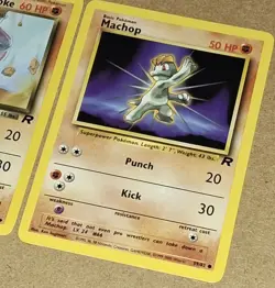 Team Rocket Dark Machoke 40/82 Machop 59/82 1999-2000 @Wizards WOTC Pokemon TCG - Image 2