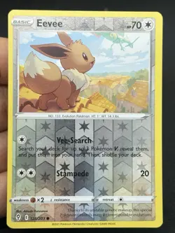 Eevee 125/203 Reverse holo - LP- Pokemon TCG Card - Image 1