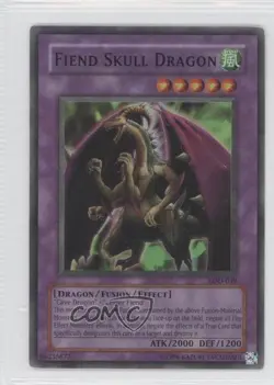 Fiend Skull Dragon Unlimited YuGiOh Legacy of Darkness #LOD-039 2003 - Image 1