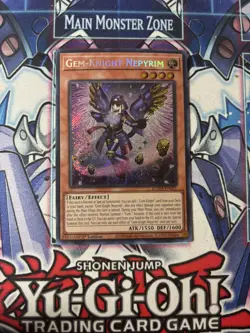 Gem-Knight Nepyrim - BLMM-EN021 - Secret Rare - 1st Ed. - LP - Image 1