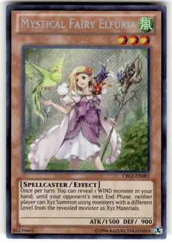 Yugioh Mystical Fairy Elfuria CBLZ-EN085 Secret Rare NM - Image 1