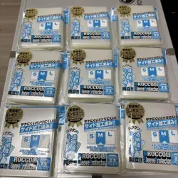 Broccoli Sleeve Protector BSP-14 M Emboss & Clear TCG Card 80 sleeves set of 9 - Image 1