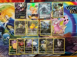 Pokemon Card Lot Full Art Alt Art Fire Lugia Eevee Flareon Pikachu 35 Cards - Image 2