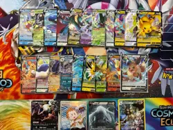 Pokemon Card Lot Full Art Alt Art Fire Lugia Eevee Flareon Pikachu 35 Cards - Image 3