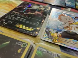 Pokemon Card Lot Full Art Alt Art Fire Lugia Eevee Flareon Pikachu 35 Cards - Image 4