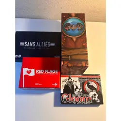 Gruff Card Game Red Flags Gloom Sans Allies Card Games Lot - Image 1